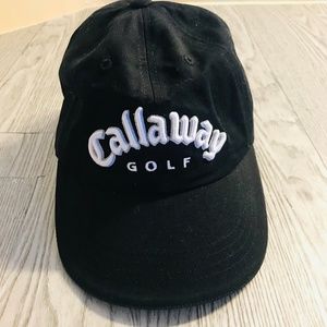 Callaway Golf Strap Back Black & White Hat Cap